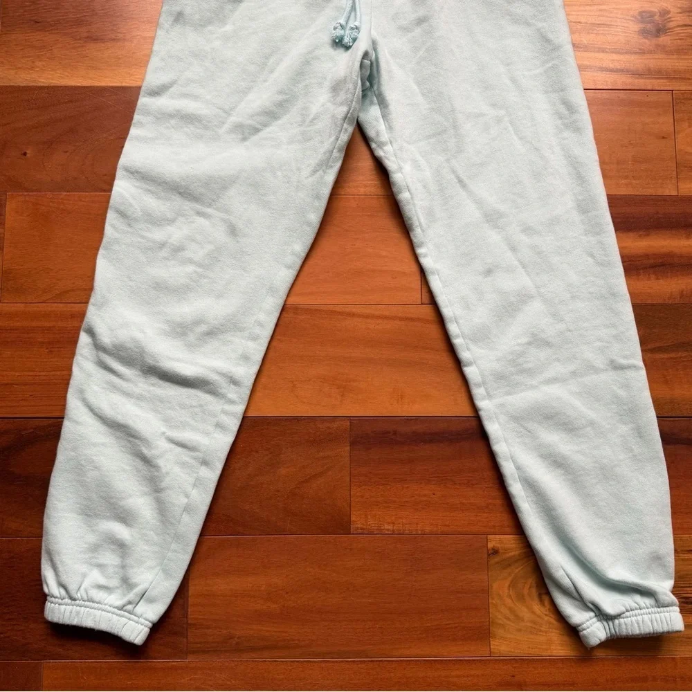 VS PINK Everyday Fleece High Waist Sweatpants in Blue Opal